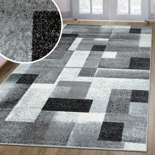 OTTO home Corine Kurzflorteppich 60 x 90 cm Grau