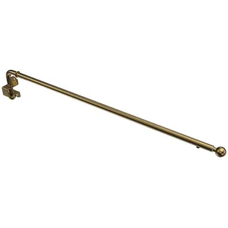 Interdeco Schwenkstange Cassina 1-läufig Ø 9 mm 60 - 100 cm Messing Antik
