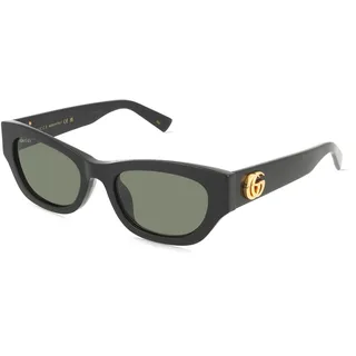 Gucci GG1954SA Damen-Sonnenbrille Vollrand Cat Eye Acetat-Gestell, schwarz