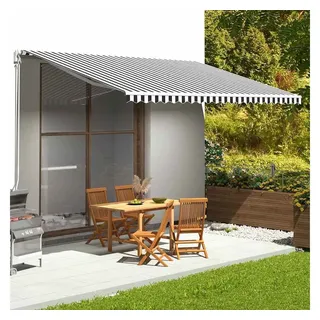 vidaXL Markisenbespannung 5 x 3 m grau