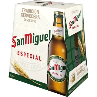 GOOD4YOU San Miguel Premium Blond Special Pack 6 Flaschen 25 cl, malty, hoppy, Getränk
