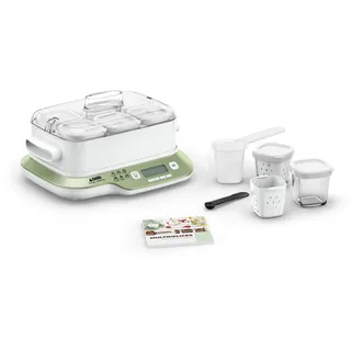 SEB YG660A11 Multi Delices Express & Vegetal Joghurtbereiter mit 6 Gläsern, NC