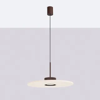 Sollux OVO 1 1-flg. 30 cm oval braun/beige