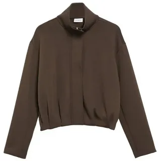 comma Sweatjacke Sweatshirt BROWN braun 44 EU