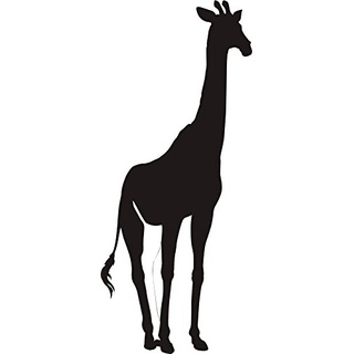 INDIGOS WG10040-61 Wandtattoo w040 Giraffe Afrika Tier Dschungel Wüste Wandaufkleber 80 x 34 cm, grün