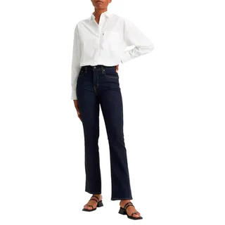 Levi's 725 High Rise Bootcut Jeans Ac560 Dark Indigo Rinse 27 30