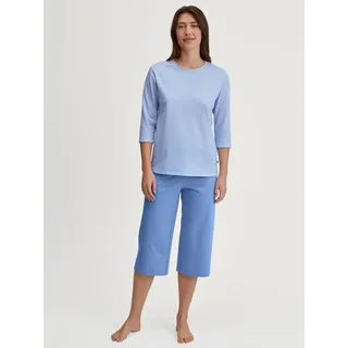 CALIDA Lovely Nights Capri-Pyjama Blau 48/50