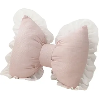 Kissen für Couch, Schleife, niedliches Lendenkissen, dekoratives Schleifenkissen, Kissen für Sofa, Couch, Bett, Wohnzimmer, Schlafzimmer, Auto, Rückenlehne, mittelgroß, Rosa