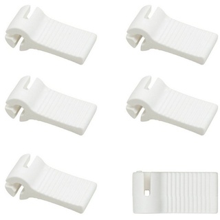 WINDHAGER 10704 Klemmhaken, Zubehör für Seilspannmarkise/Sonnensegel, weiß