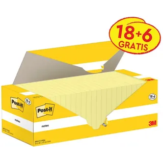 Post-it Post-it® Haftnotizen gelb, 100 Blatt