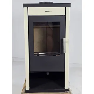 EEK A+ Kaminofen Victoria Vanessa  Lux - 9 kW - Ivory