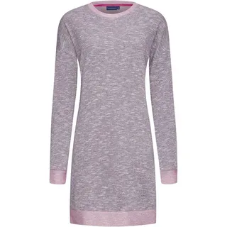 Pastunette Nachthemd Warmes Damen Schlafshirt (1-tlg) Modisches Design rosa 48