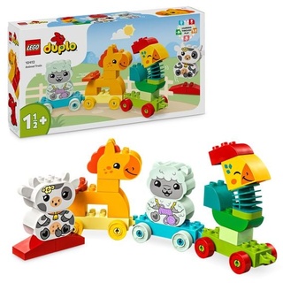 LEGO DUPLO 10412 Tierzug, Zug-Spielzeug mit Rädern für Kleinkinder