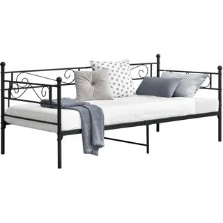 [en.casa] Kerava 90 x 200 cm Schwarz