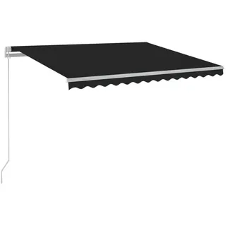 vidaXL Gelenkarmmarkise Einziehbar 450 x 350 cm anthrazit