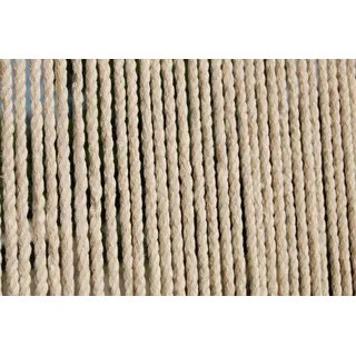 La Tenda Türvorhang CASA TOULON 3 Seilvorhang creme beige, Ösen, halbtransparent, 100 x 230 cm, Kunststoff - Schrauben inklusive beige 100 cm x 230 cm