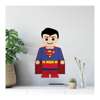 Wall-Art Wandtattoo Spielfigur Superheld Superman (1 St), selbstklebend, entfernbar bunt 36 cm x 60 cm x 0,1 cm