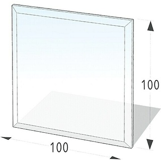 Lienbacher Glasbodenplatte 21.02.894.2 (100 x 100 cm, Eckig)