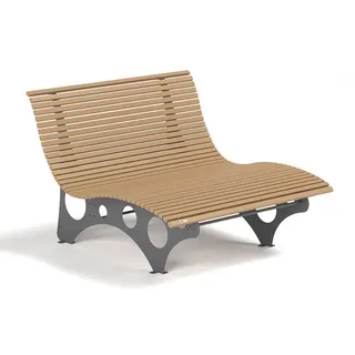 Home Deluxe Wellenliege NIRA Teak
