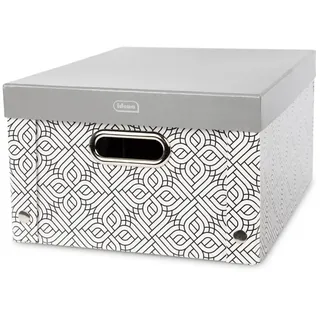 IDENA Aufbewahrungsbox 37,5 x 28 x 18 cm 1-tlg. grau