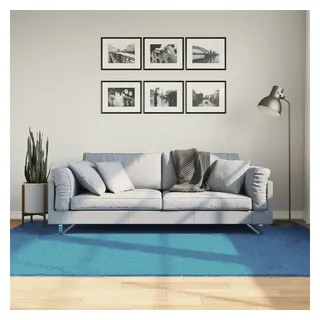 vidaXL OVIEDO Kurzflorteppich 160 x 230 cm Türkis