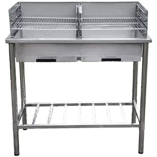 Westerholt Edelstahl-Grilltisch Country-Life