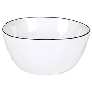 Lambert Schüssel Schüssel Piana Weiß basaltgrauer Rand (14cm)