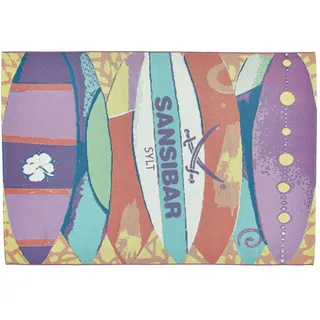 Sansibar Rantum Beach Outdoor-Teppich 120 x 180 cm Mehrfarbig