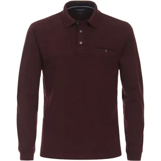 CasaModa Langarm-Poloshirt rot L