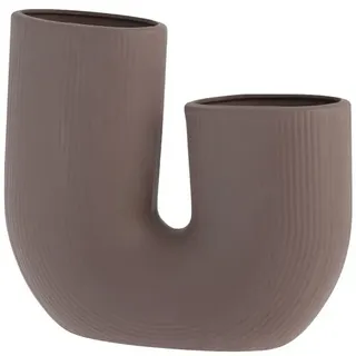 [W2023/02] STRÅVALLA Brown Ceramic vase