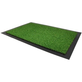 Fußmatte VERONA, Primaflor-Ideen in Textil, rechteckig, Höhe: 9 mm, Schmutzfangmatte, In- und Outdoor geeignet, waschbar grün 90 cm x 150 cm x 9 mm