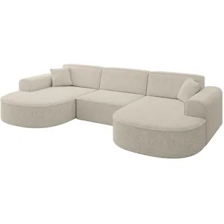 altdecor Eckcouch 4-Sitzer Beige