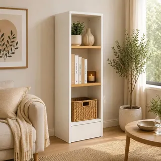 VCM Bücherregal 114 x 52 cm Braun