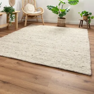 Steffensmeier Korinth Wollteppich 70 x 130 cm Braun