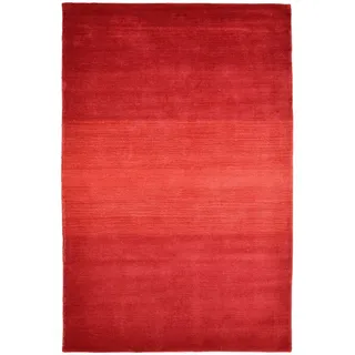 THEKO Wollteppich Wool Comfort Ombre rot ¦ Wolle ¦ Maße (cm): B: 90 H: 1,4