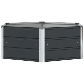 vidaXL Pflanzkübel 129 x 129 x 45 cm Anthrazit