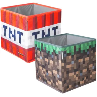 Minecraft Aufbewahrungsbox 27 x 27 x 27 cm 2-tlg. mehrfarbig