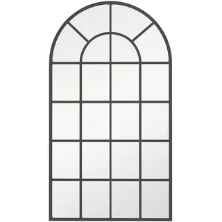 Homcom Wandspiegel 110 x 65 cm Schwarz