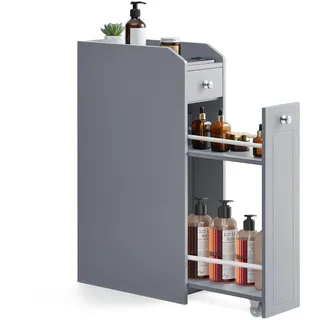 VASAGLE Badezimmerschrank klein 0 x 0 x 0 cm Taubengrau