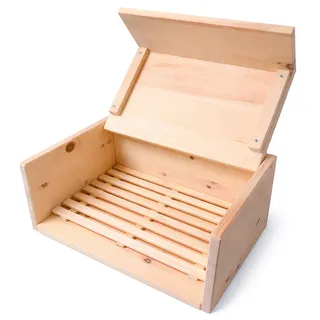 Zirbenbrotkasten Zirbenbrotdose aus Zirbenholz - 40 x 28 x 16,5 cm