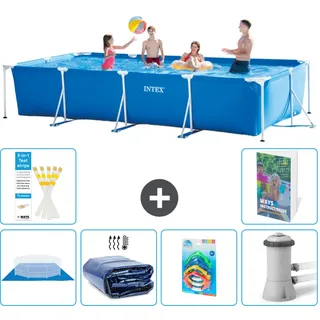 Rechteckiger Frame Pool - 450x220x84 Cm - 7-teilig  S46