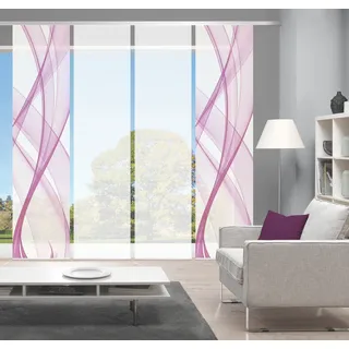 Vision PACOLIA Paneelwagen 60 x 260 cm Rosa/Pink 4 St.