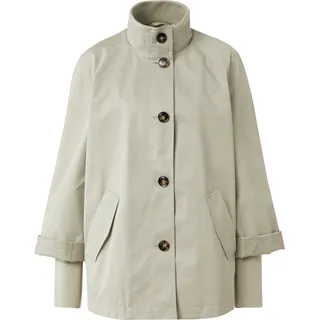 Comma, Cape-Jacke im Relaxed Fit mit Stehkragen und Rippbündchen - S
