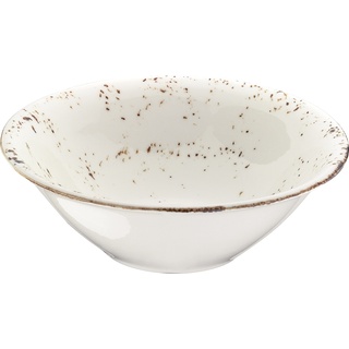 Bonna Premium Porcelain GRAGRM16KS Grain Bowl Schale, Obstschale, Schüssel, 16cm, 400ml, Porzellan, creme-weiß, 1 Stück