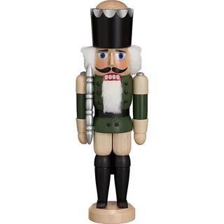 Seiffener Volkskunst eG Nussknacker König 29 cm grün