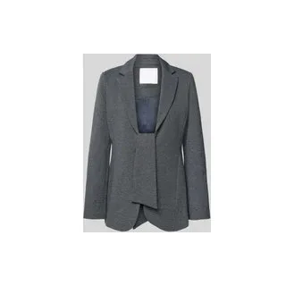 Blazer mit Reverskragen, Marine, M