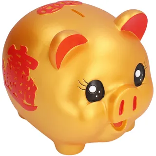 Sparschwein In Niedlicher Cartoon-schweinchenform, Anti-fall-münzaufbewahrungsbox Für Kinder, Geschenk Für Zuhause, Münzaufbewahrung, Große Größe (kapazität Für 1200 Stück)