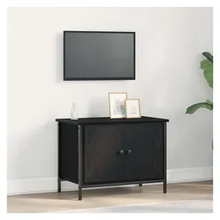vidaXL TV-Schränk 60 x 35 x 45 cm Schwarz Eichen-Optik Holzwerkstoff