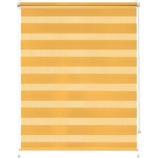 Rettika Doppelrollo Klemmfix ohne Bohren – Sonnig – Breite 70 cm, Höhe 220 cm – Duo Rollo für Innenräume, Sichtschutz Fensterrollo mit Lichtregulierung