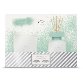 Raumduft-Set ipuro TIME TO BE (BHT 14.80x12.50x6.50 cm) - türkis - BHT 14.80x12.50x6.50 cm